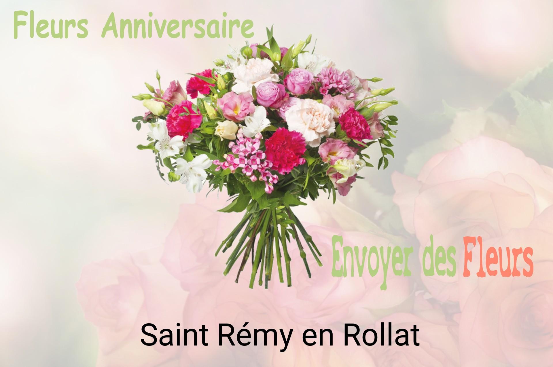 Bouquet de fleurs d’anniversaire livré à Saint-Rémy-en-Rollat