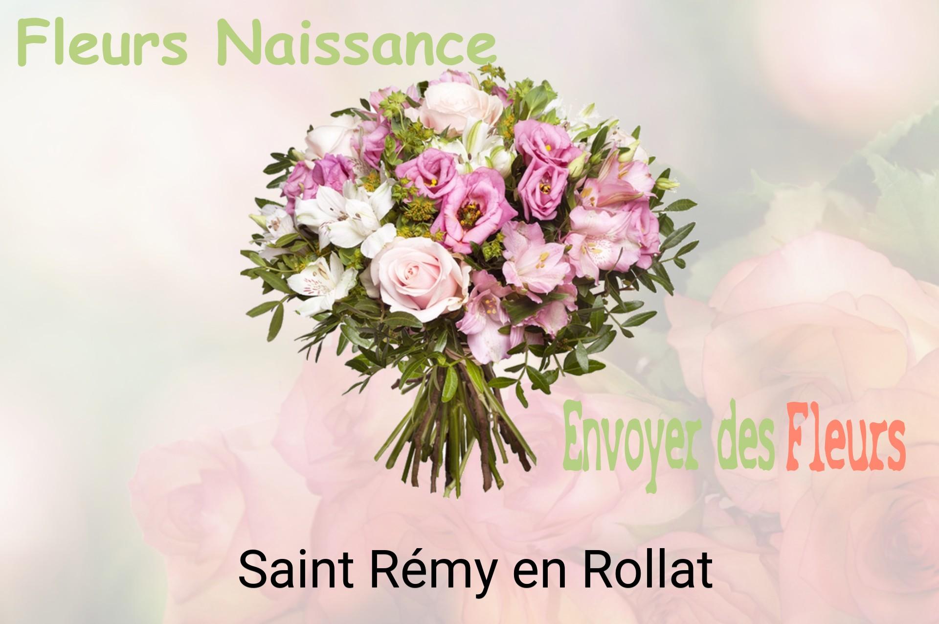 Bouquet de fleurs de naissance livré à Saint-Rémy-en-Rollat